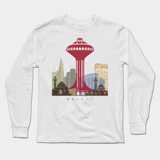 Khobar skyline poster Long Sleeve T-Shirt